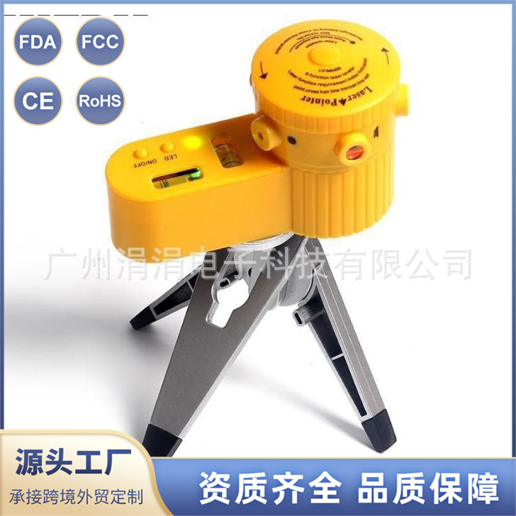 贴瓷砖工具批发LV06激光水平仪自动调平水平尺寸检测仪直角红外线