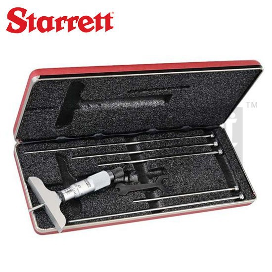 STARRETT 深度规千分尺套装 440Z-3RL/445BZ/449AZ