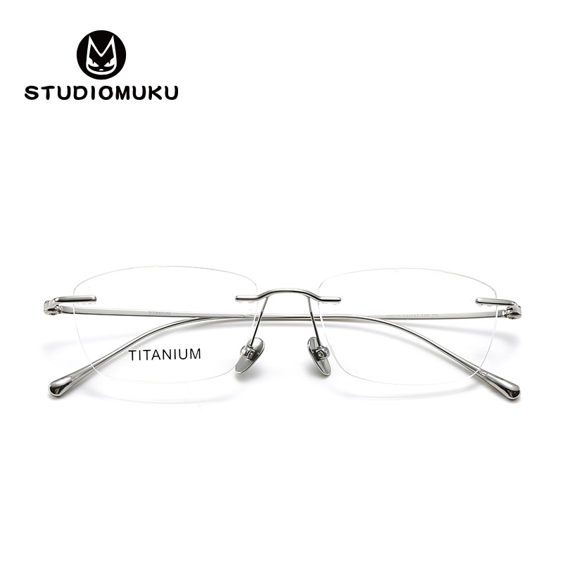 Las gafas de madera STUDIOMUKU no son parciales, se dice que las gafas sin montura se utilizan para aumentar el temperamento Sven y el marco discreto
