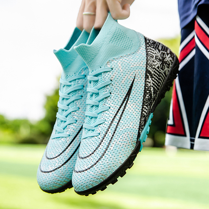 Voetbalschoenen Hoge Assassin-spikes Gebroken spike-sneakers Professionele voetbalschoenen voor kinderen_voghion.com