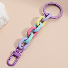 Y 84528 Acrylic braided keychain �ǿ�����֯Կ�׿ۿ羳��
