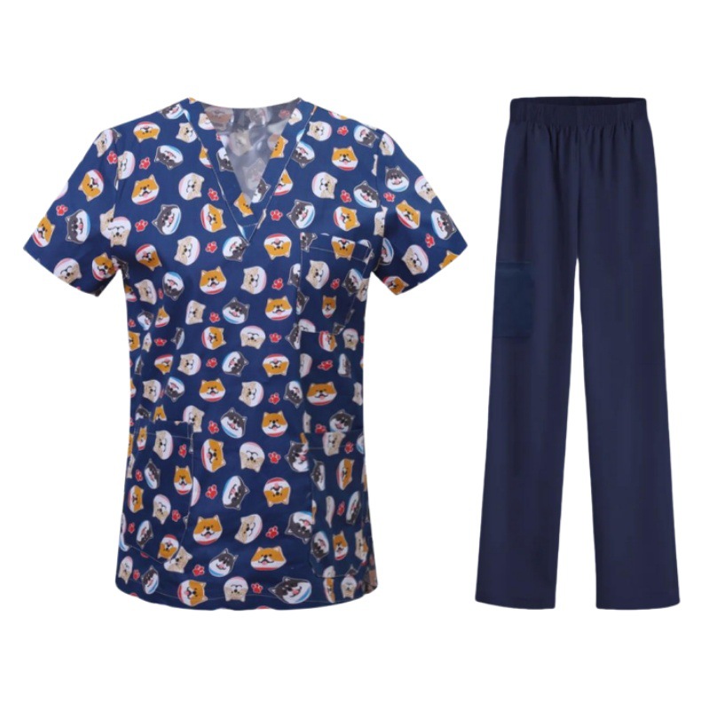 네이비 개 머리