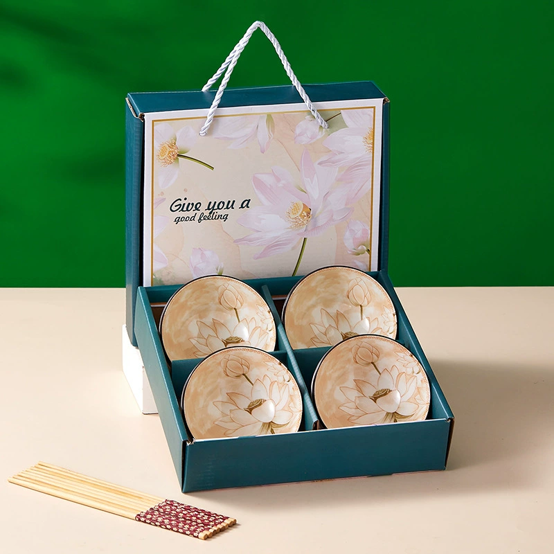 Tableware for home use for food, set, ceramic gift box, wholesale