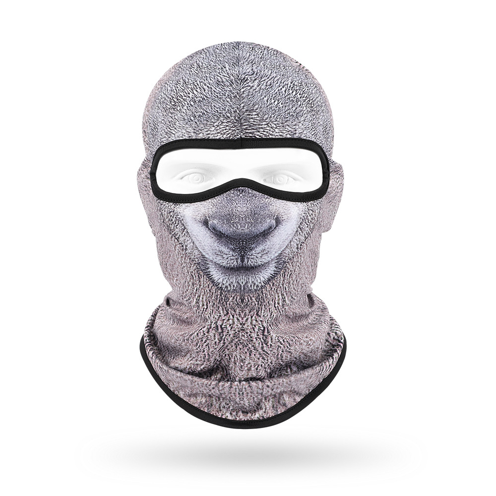 Sudor absorbente máscara transpirable de secado rápido para hombres y mujeres ciclismo al aire libre bicicleta protección solar sombrero lindo mascota sombrero animal bufanda