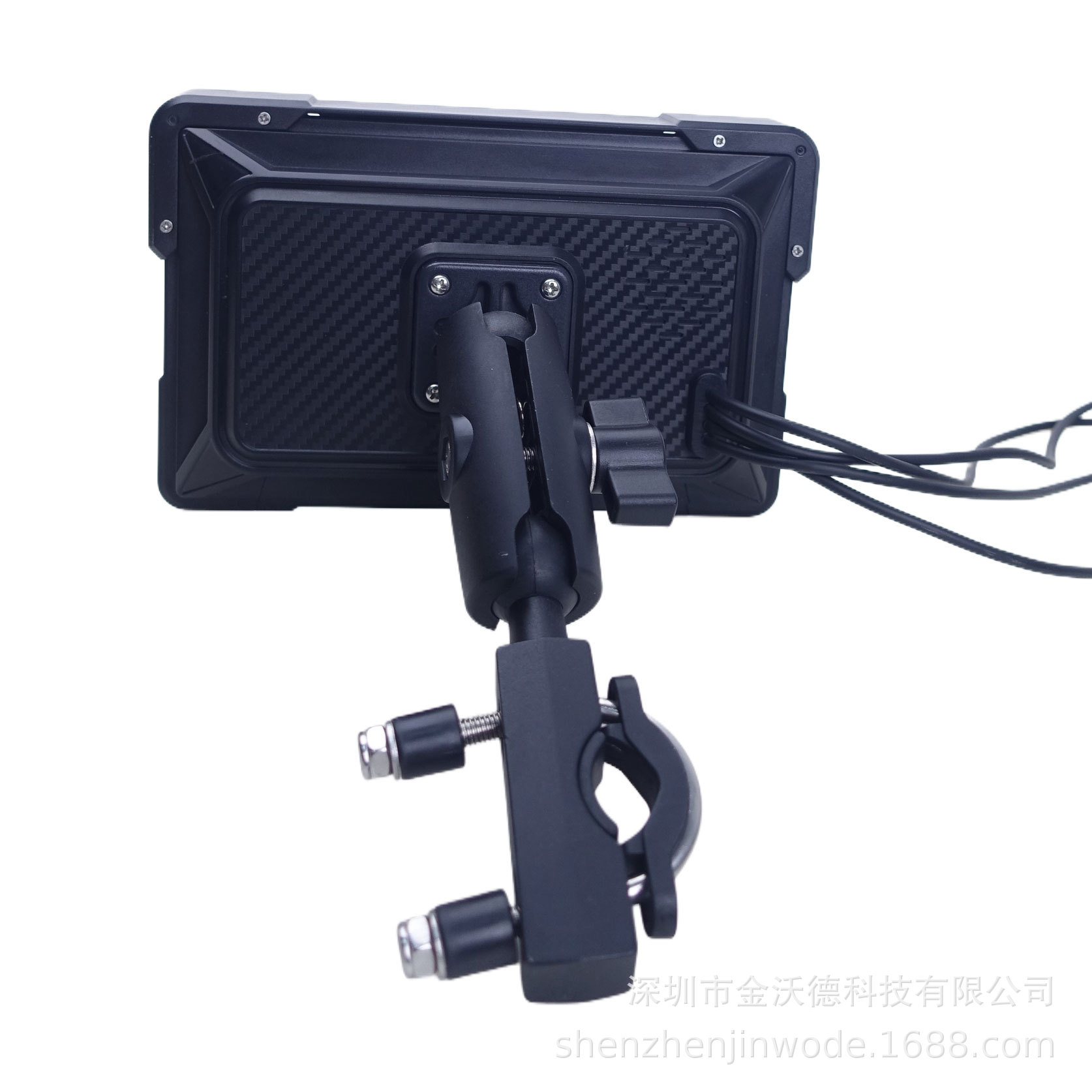 Cross-Border Dedicated 7-Inch 4K Motorcycle Recorder Wireless Carplayandroidauto Navigator Gps Tire Pressure
