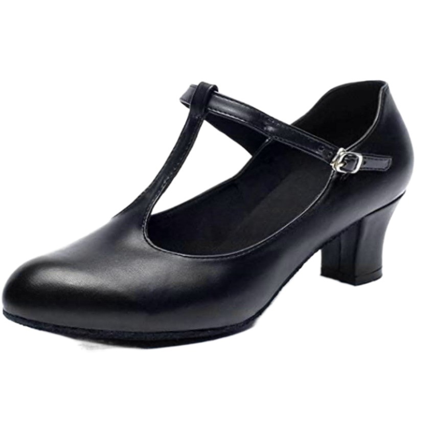 Suministro transfronterizo de zapatos de baile latino para adultos, zapatos de baile de tacón medio y alto, zapatos de baile modernos de suela blanda, zapatos de claqué, antideslizantes.