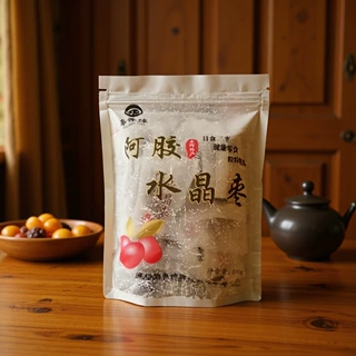 厂家现货直供会销礼品团购100g无核独立包装零食伴手礼阿胶水晶枣
