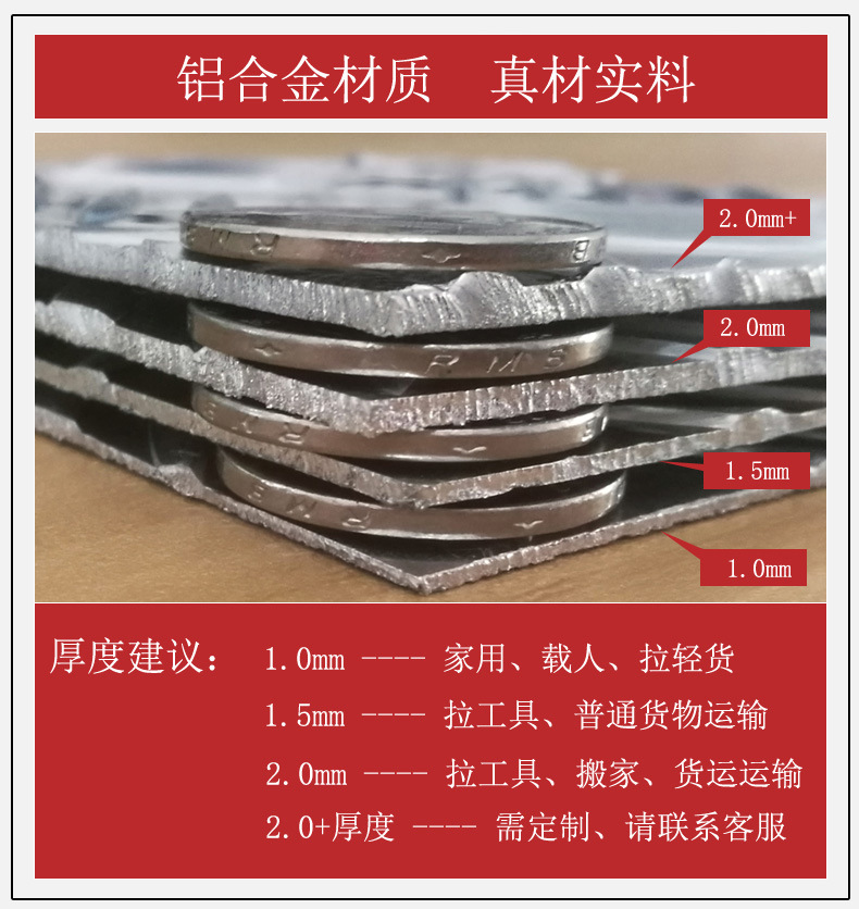Changan Ruixing M60M80 Stainless Steel Floor Glue Aluminum Alloy Cargo Floor Mat Special Compartment Guard Anti-Pressure Wholesale