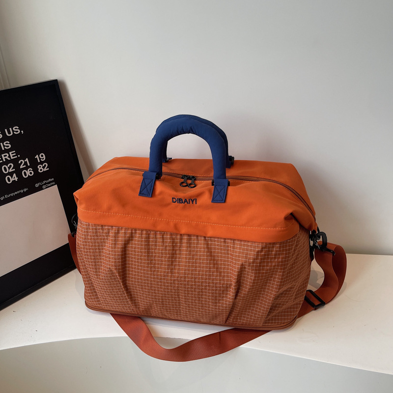 Bolsa de viaje de mujer ligera de gran capacidad bolsa deportiva de fitness bolsa de viaje corto bolsa de mano bolsa de embarque bolsa