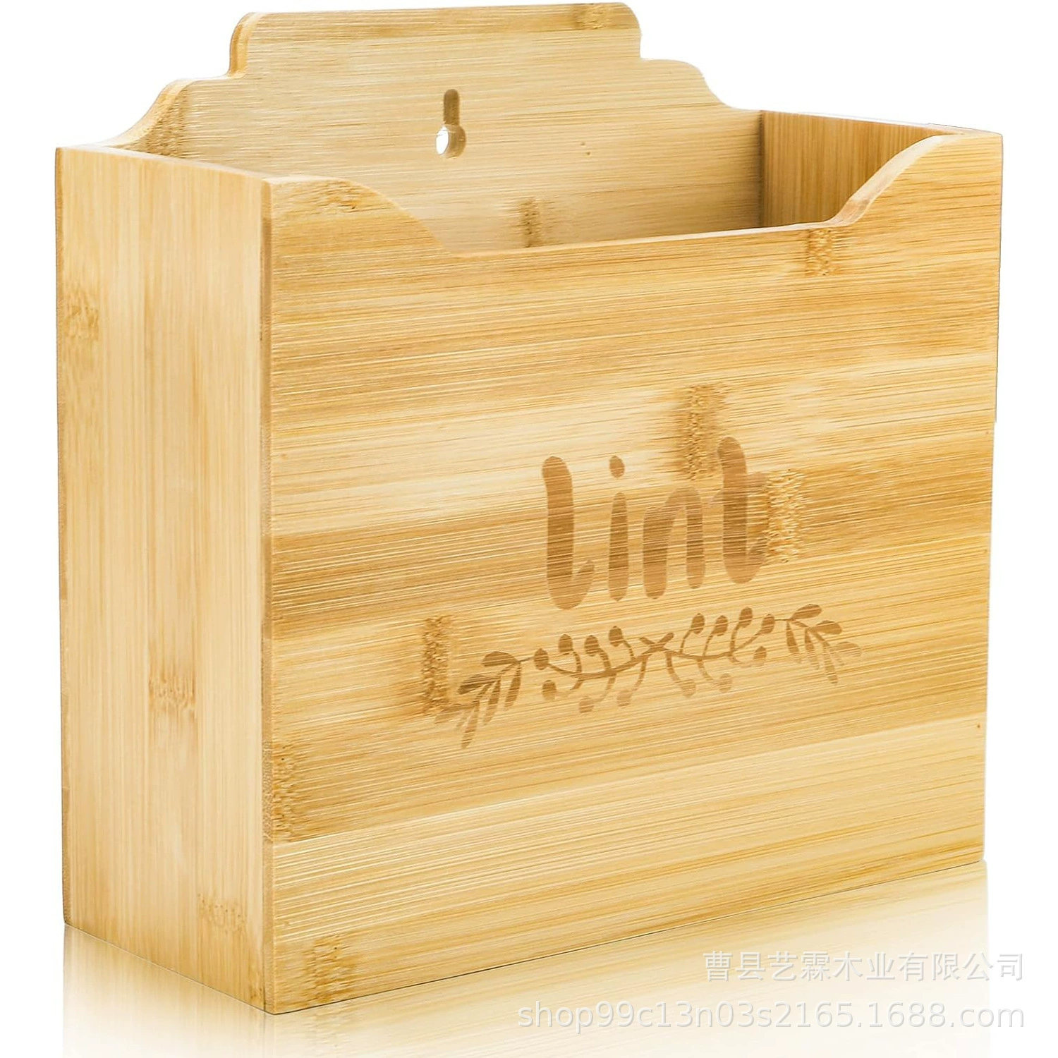 Бамбуковый магнитный ведро для хранения настенный Прачечная ворс мусорное ведро для ванной сушилка