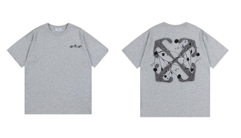 トレンディな漫画落書き油絵矢印半袖男性と女性ルーズカップル OFW 純綿半袖 Tシャツ夏 mk ゼブラ|undefined