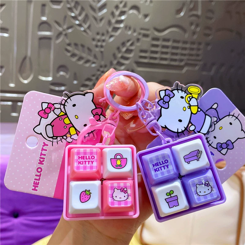 Sanrio, hello kitty, genuine electronic keychain, pendant