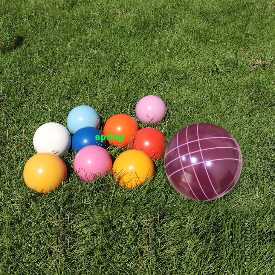 Cross-border resina Ley italiano Rolling Ball competencia al por mayor de hierba de tierra lanzando la bola nicho objetivo bola 40-60mm