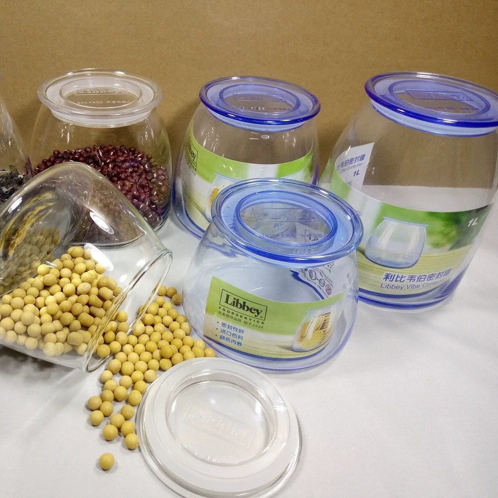 Libbey, USA Libbey Weber series glass sealing can tea, medicinal materials dry cargo home storage storage bottle