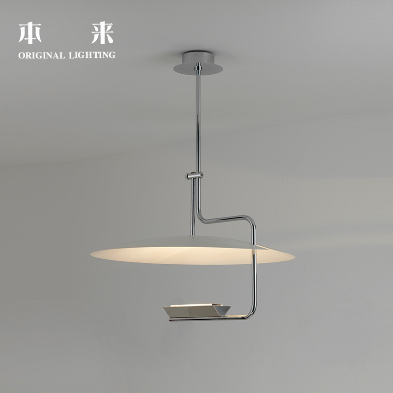 Postmodern Minimalist Creative Flying Saucer Chandelier Designer High-End Personality Restaurant Study Medieval Bauhaus Chandelier