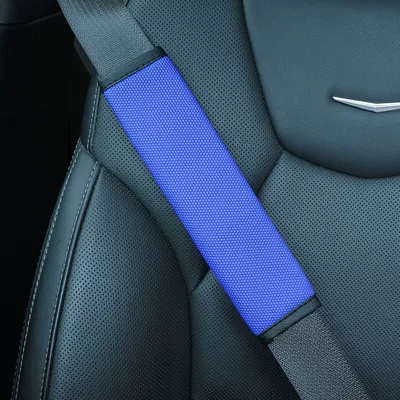 Seat belt shoulder pad with leather embossed basketball - basketball-patterned-shoulder-pads-in-dark-blue-23cm