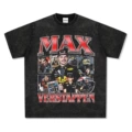 Washed black short sleeves
