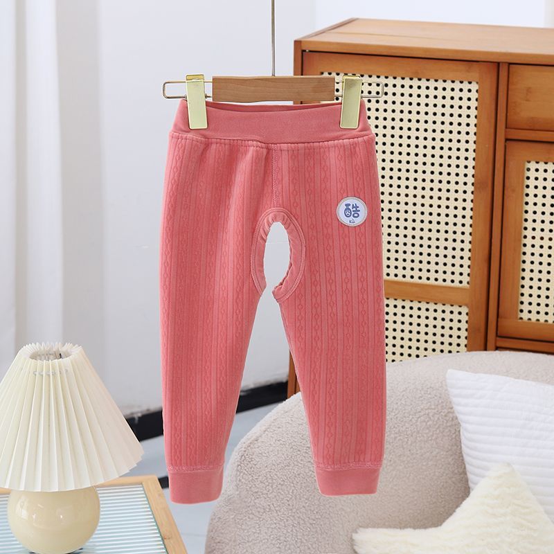 Pantalones infantiles de primavera, otoño, invierno, pantalones infantiles de cintura alta, pantalones leggings infantiles sin hueso