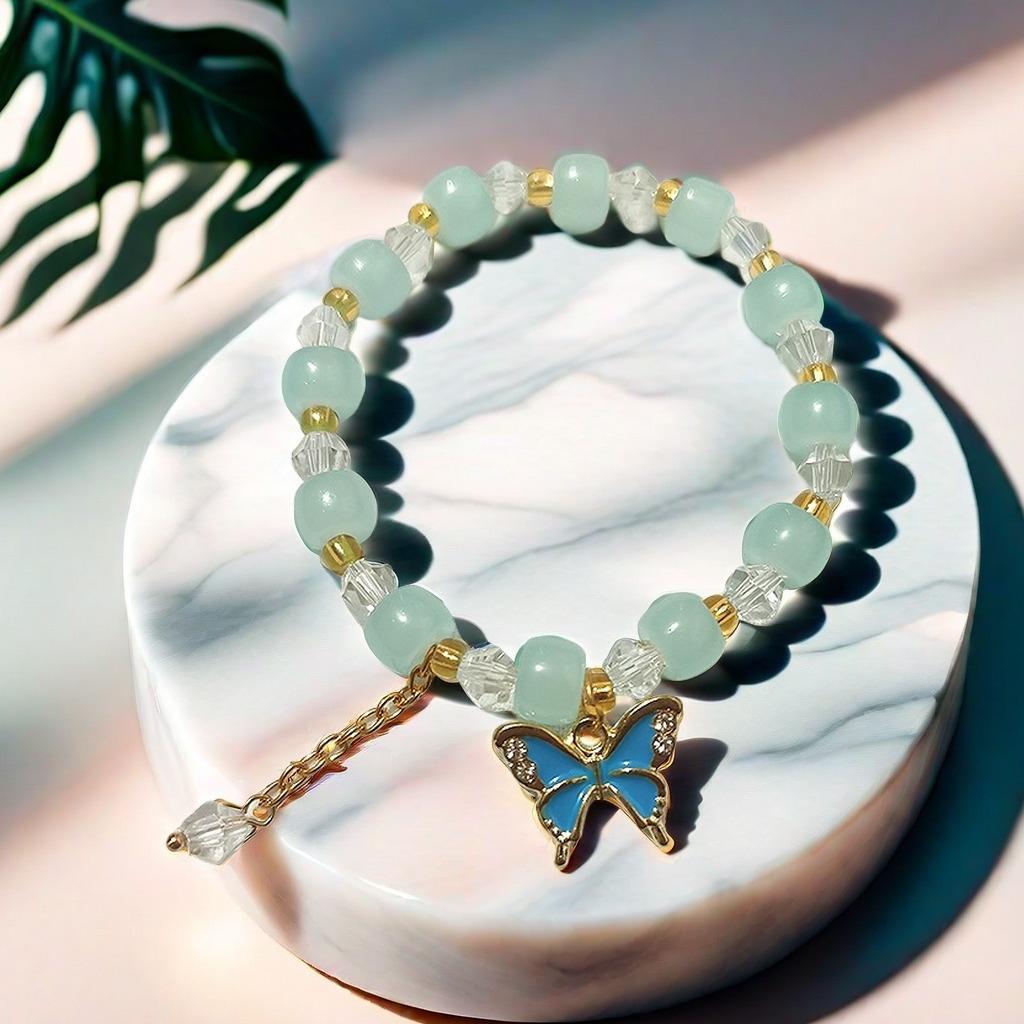 Pulsera de Lirio de los Valles Súper Hada, Promoción Especial 2025, para Mujer, Fresca y Única, Sensación de Alta Gama, Regalo de Pulsera con Cuentas para Mejor Amiga Estudiantil