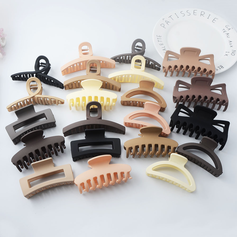 Leche helada serie marrón Cabeza trasera grande updo pinza de pelo horquilla accesorios para el cabello tocado clip de pelo pequeño clip de lote de joyería