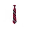 (No need to fight)--Bright red plaid tie