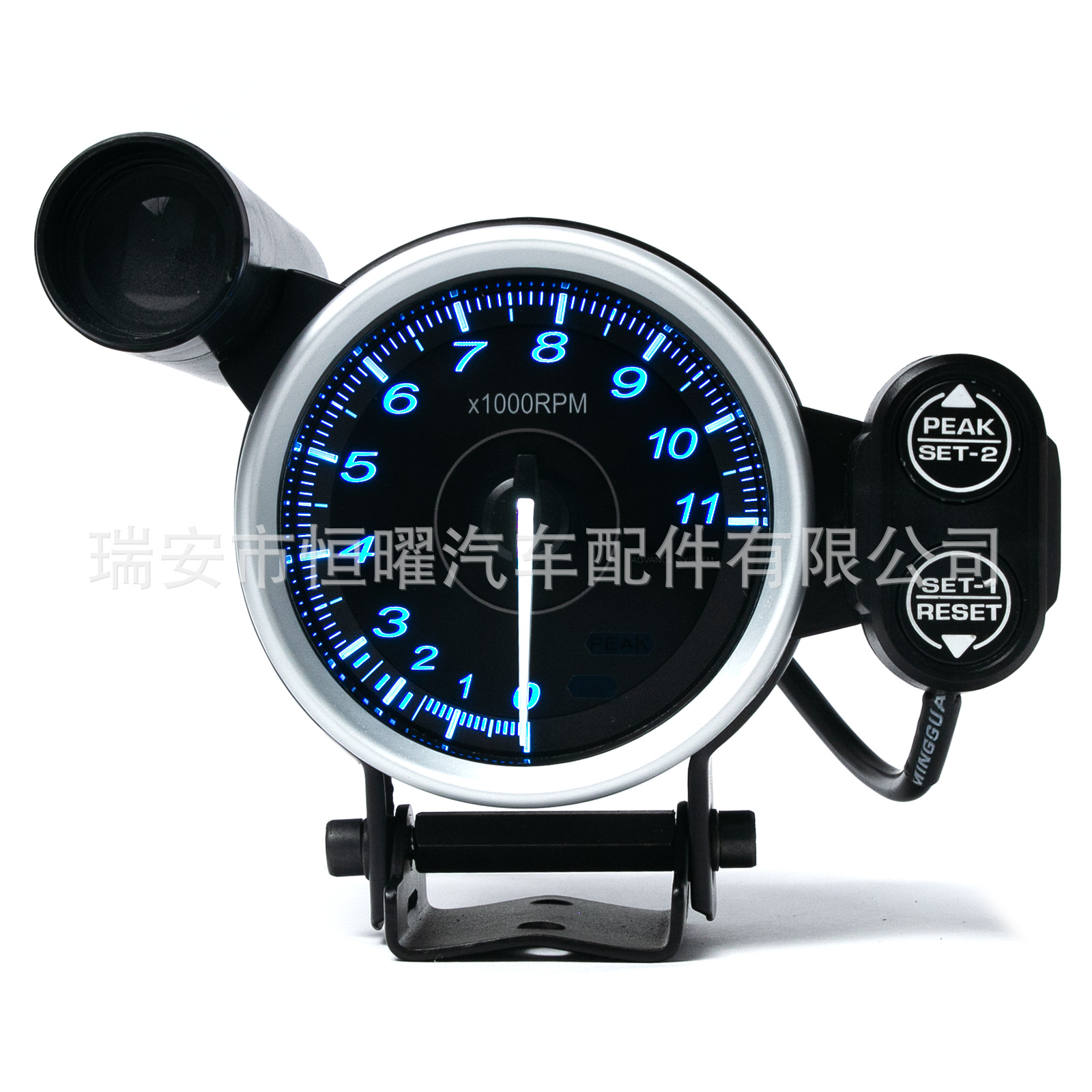 80mm 3.75 inch Tachometer 11000 RPM A17 Color Backlight Digital Display
