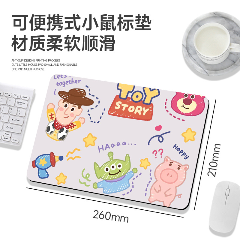 Hair dryer puppy trumpet mouse pad girls non-slip wear-resistant cushion office entertainment thickened computer table pad wrist pad