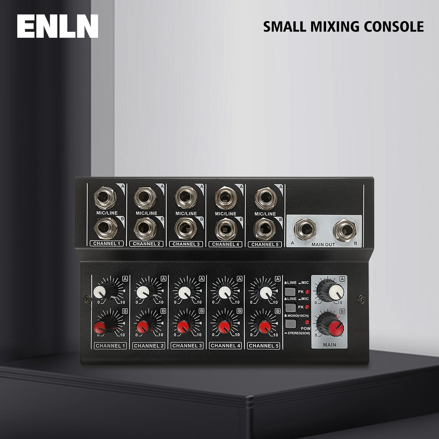 Source Manufacturer 10-Channel Mp3 Mixer Performance Ktv Computer Sound Card Stage Wedding USB Audio Mixer