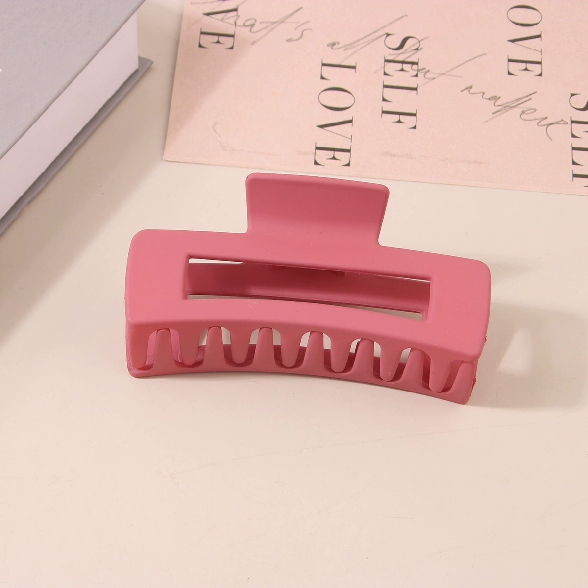 (Cross-border trading), rectangular matte crab pin, big shark, hairgrip, Amazon, simple and elegant design