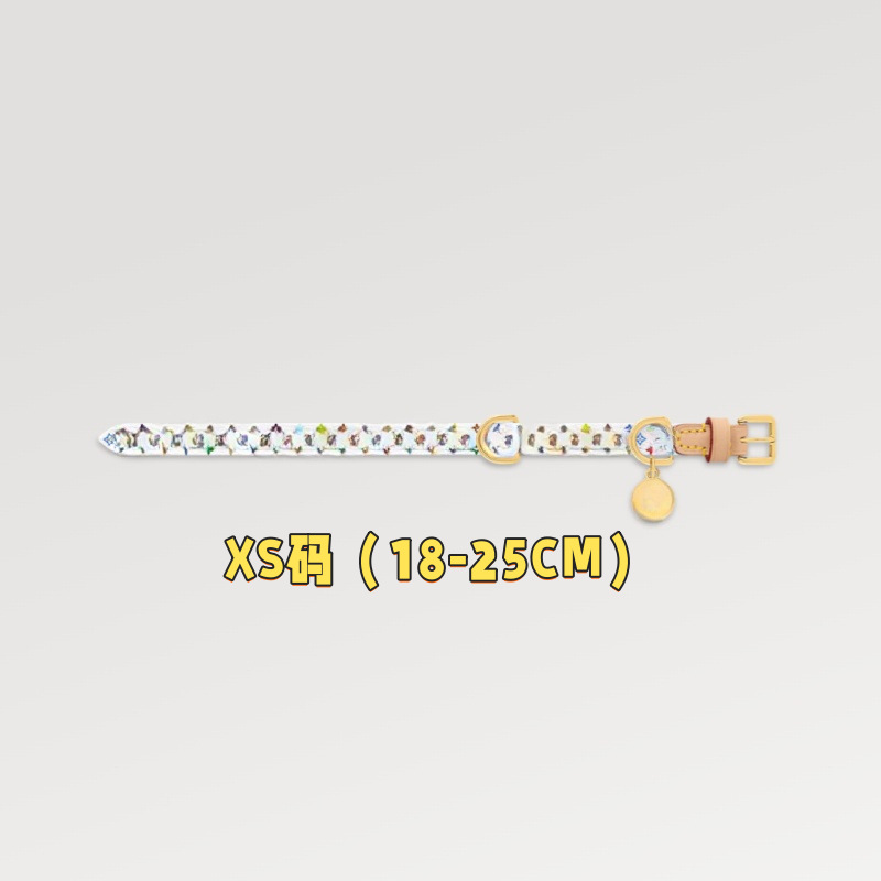 Collar de cuero para mascotas de estilo moderno y lujoso, diseño Murakami Takashi, blanco y colorido, collar para perros pequeños, collar de cuero con monograma, collar para Bulldog Francés.