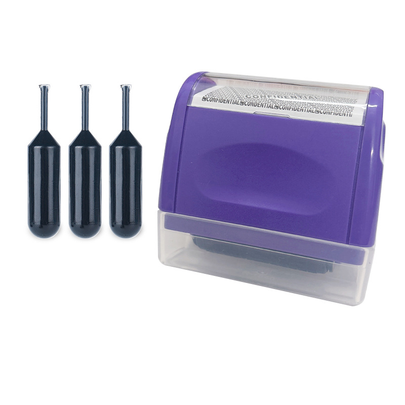 Sello confidencial tipo rodillo Sello de privacidad confuso