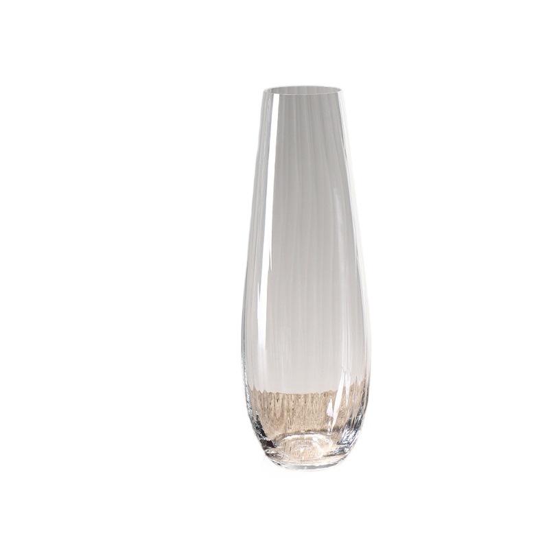 Lex sin plomo cristal vasos grandes estilo europeo simple viento transparente alta permeabilidad sala de estar hidropónica decoración de flores secas