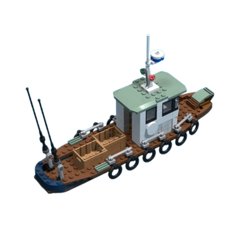 Modelo de barco para construir con bloques para decorar_voghion.com