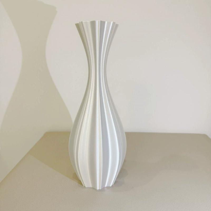 Ваза Satin 3D-печатная, простой стиль, сатиновая отделка, разные размеры