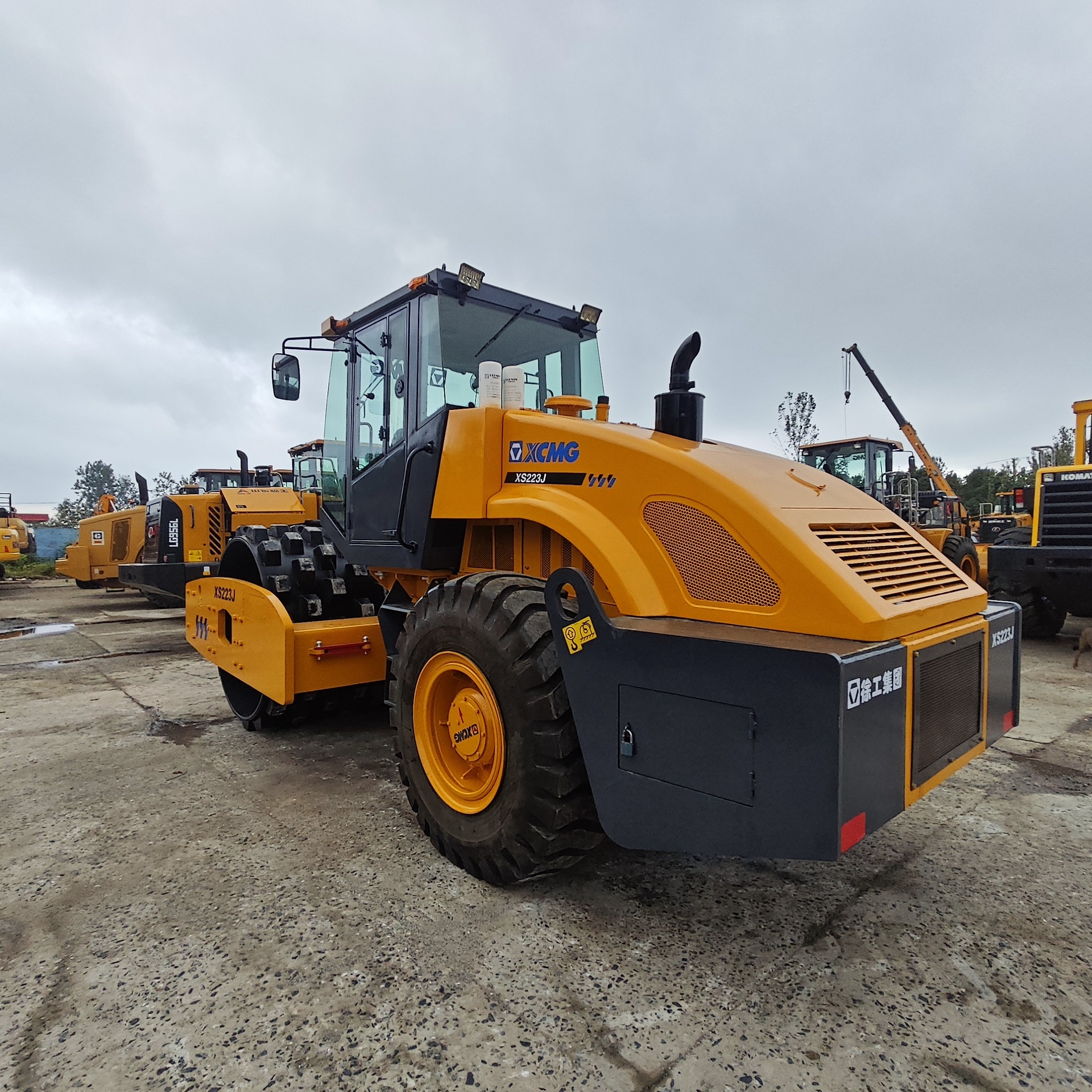 XCMG XCMG 22 toneladas rodillo compactor XS223J rodillo de corno