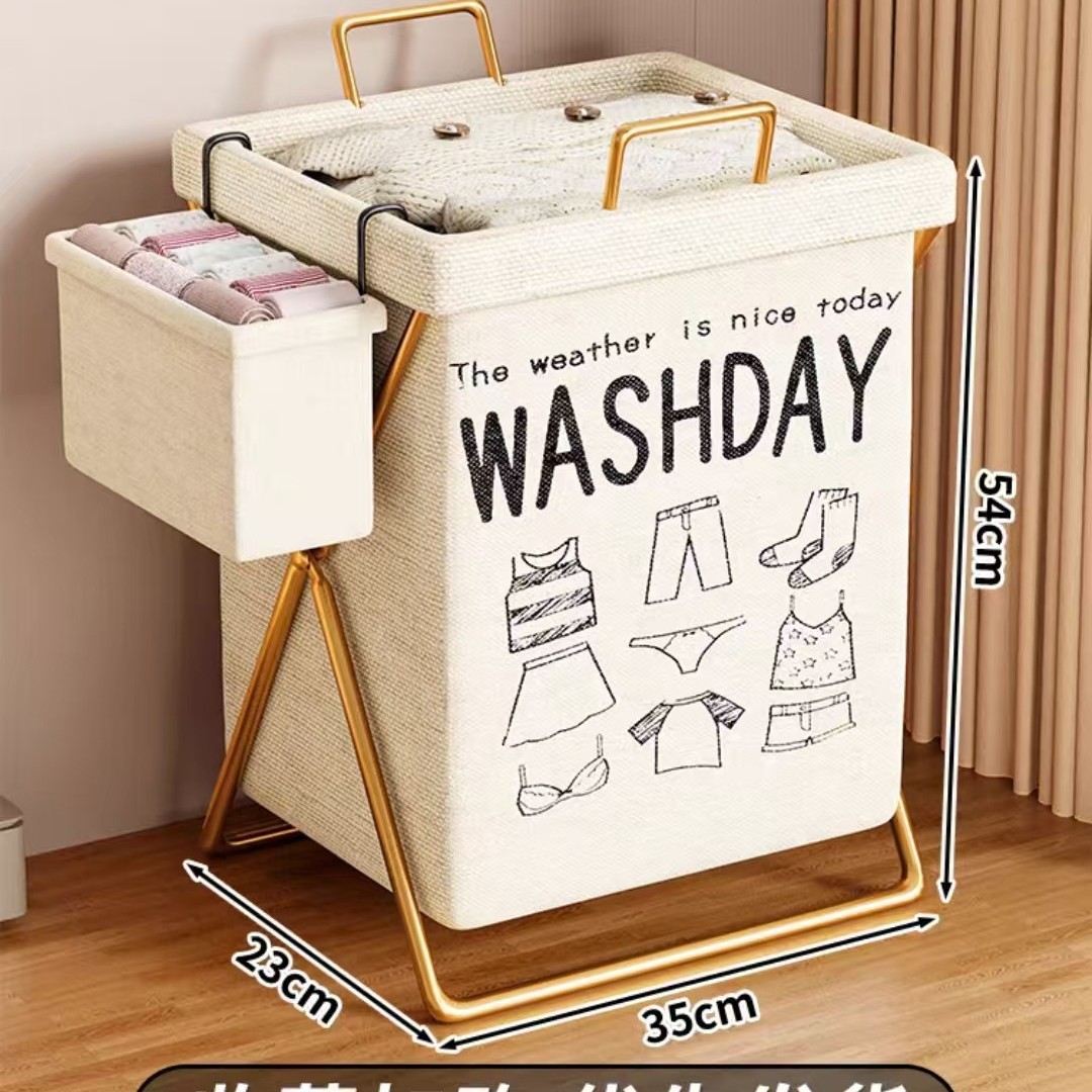 Cesta de ropa sucia Cesta de almacenamiento de ropa sucia Cesta de ropa sucia doméstica Cesta de ropa sucia plegable Cesta de lavandería de ropa Cesta de boca de alto valor