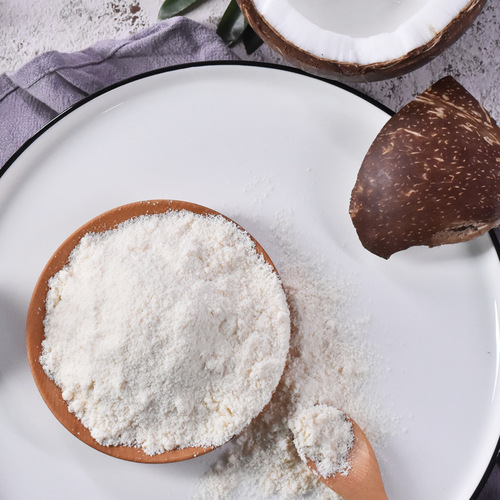 Coconut flour keto baking diet bread cake imported raw material no sugar gluten-free coconut powder flour