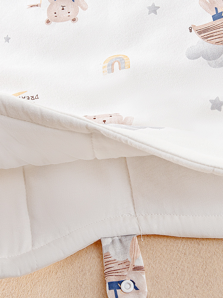 Cotton demi-season sleeping bag for baby