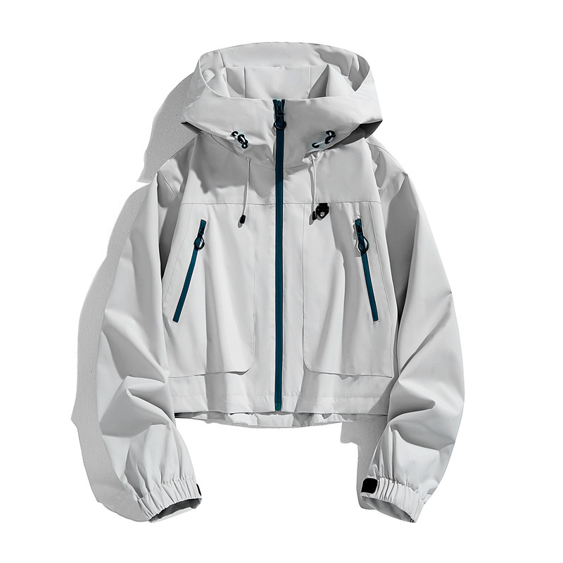 2025 Charge Clothes Women's Short Spring Outdoor Fashion Sports Mountaineering Clothes Group Buying Work Jacket