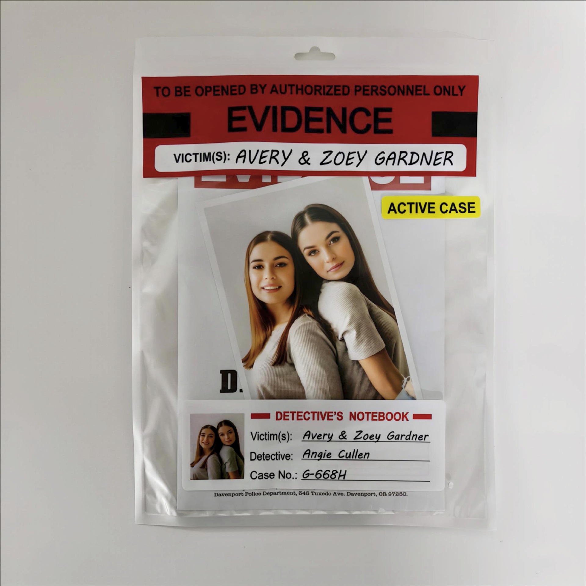 Unsolved Case Files Avery&zoey Gardner Puzzle Game Do You Solve The...