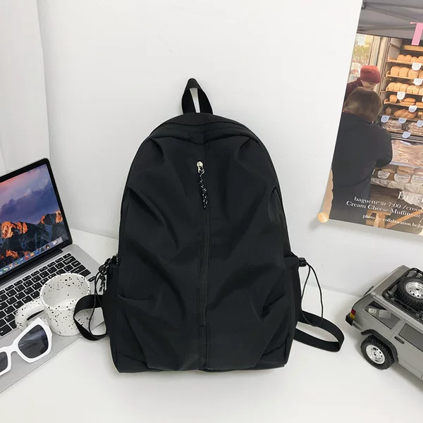 High School Student Schoolbag Female Junior High School Student Backpack New Male College Student Simple Ins Travel Backpack Computer Bag