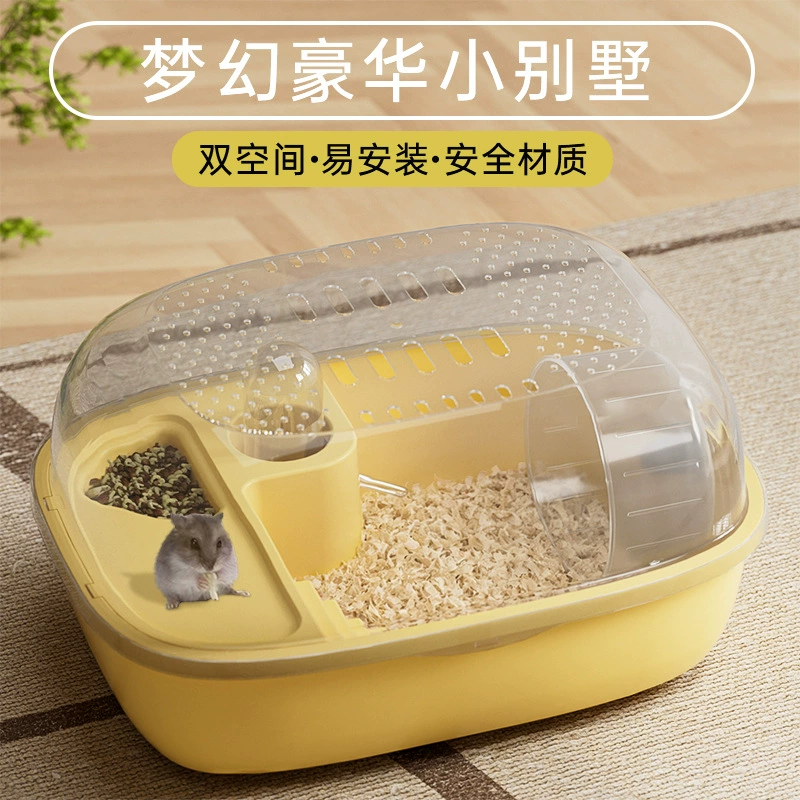Принадлежности для домашних животных Клетка для хомяка золотой медведь на вынос роскошная клетка Акриловой большой космический хомяк клетки оптовая продажа