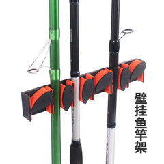 Wholesale Manufacturer Lure Fishing Gear Tools Accessories New Wall Mount Rod Rack Vertical Rod Holder Boxed Fishing Rod Stand