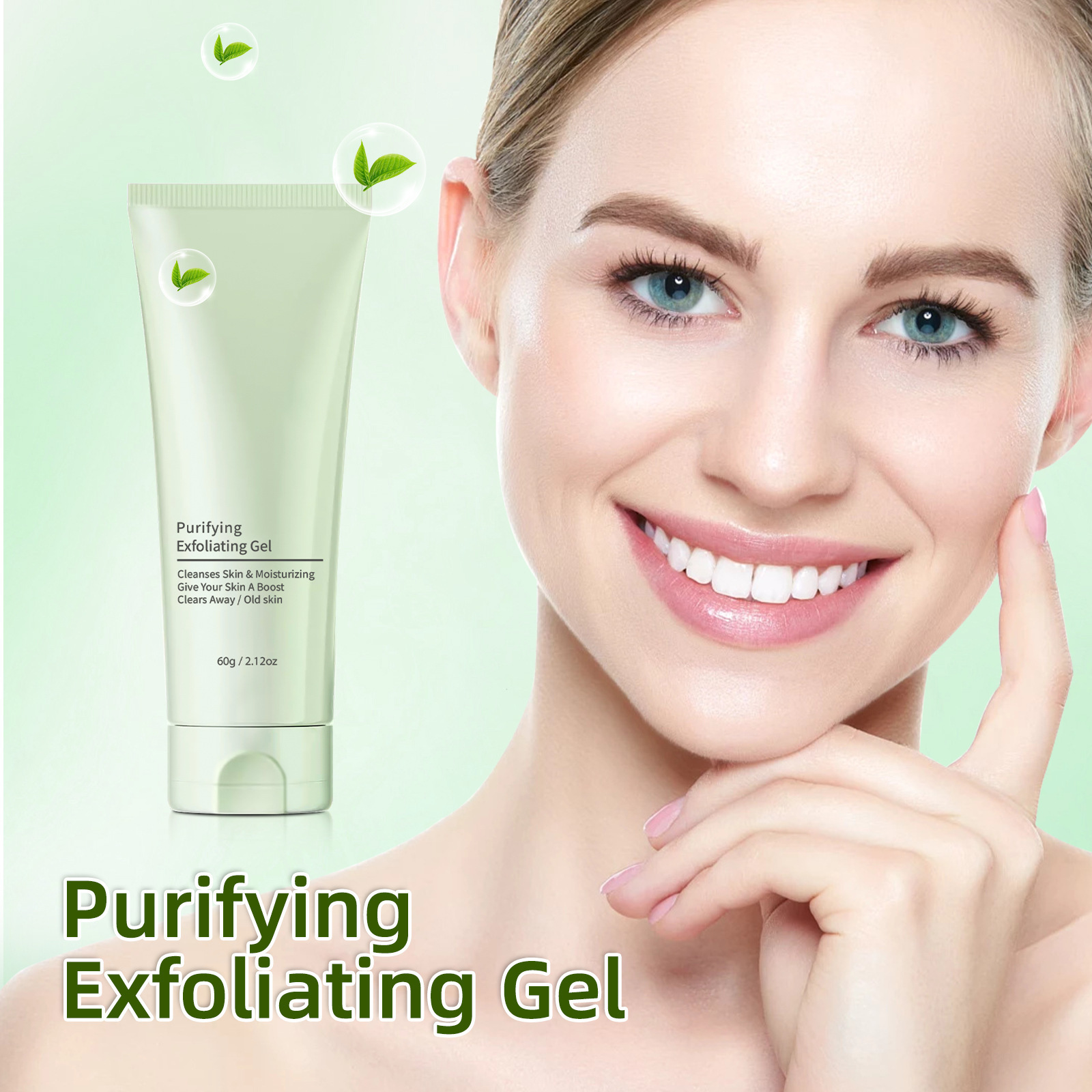 exfoliating refreshing moisturizing gel for face