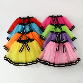 童半身裙;儿童表演服;半身裙