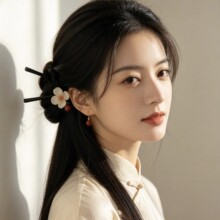 仿真花朵 仿真苹果花海棠花 樱花花头 簪花材料 手工绢花 婚礼背