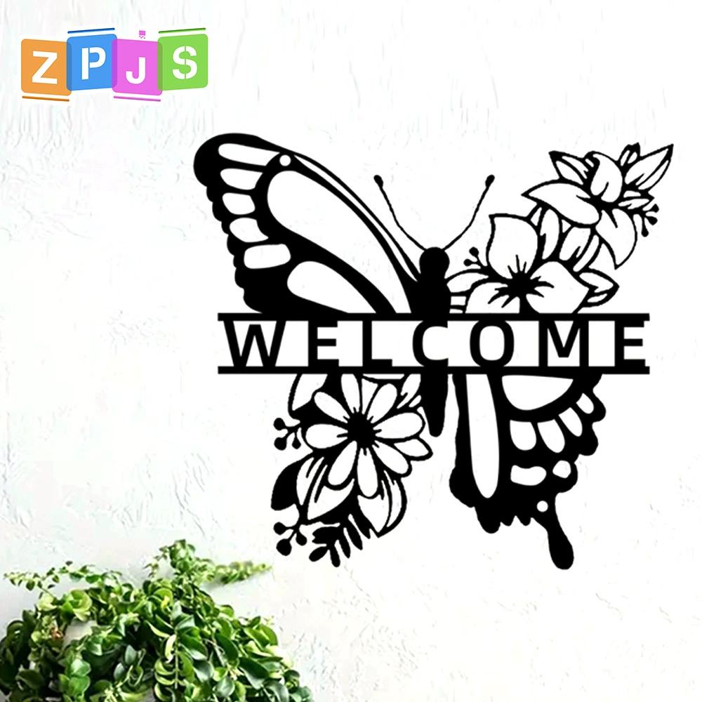 Металлические настенные черные металлические изделия из железа лазерной резки на заказ металлические украшения в помещении