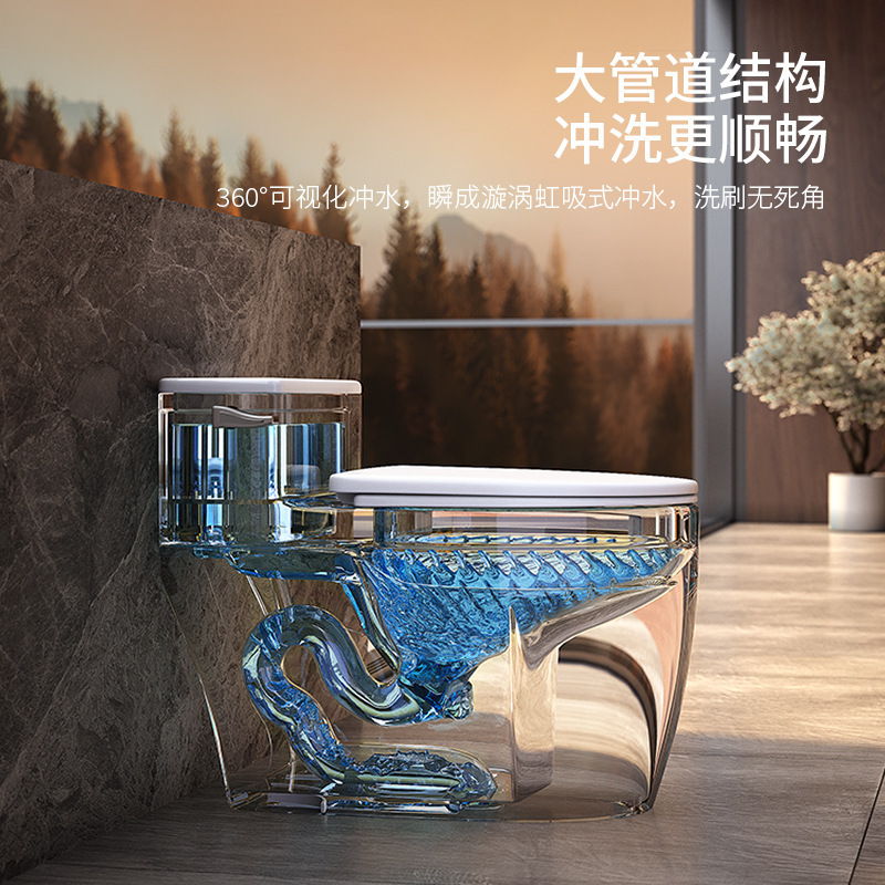 inodoro de gran impulso lateral tipo tipo tubo grande ahorro de agua tipo sifón anti-spillado anti-congelación grietas tipo pequeño asiento de inodoro de casa