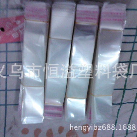 义乌厂家 OPP袋 4*18CM 细长透明塑料袋 小件包装袋 100只/包 6丝