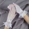 With bow, white